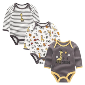 Boys set of 3 romper (hello sunshine)