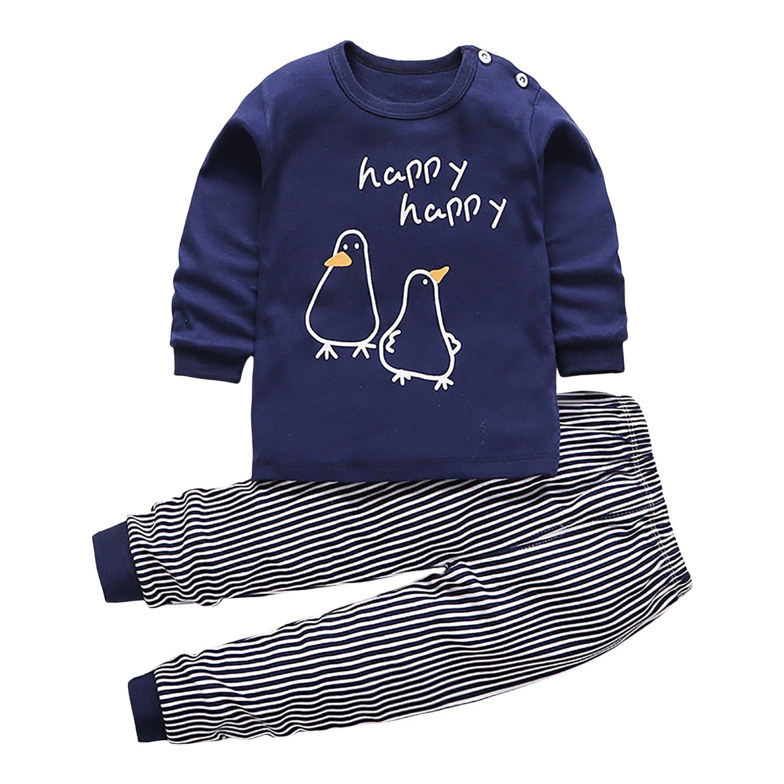 penguin pajama set (blue) penguin pajama set (blue)