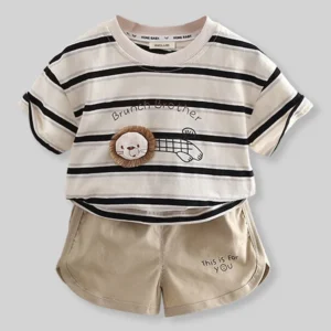 lion top & short (stripes)