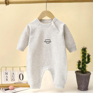 full cotton romper (grey)