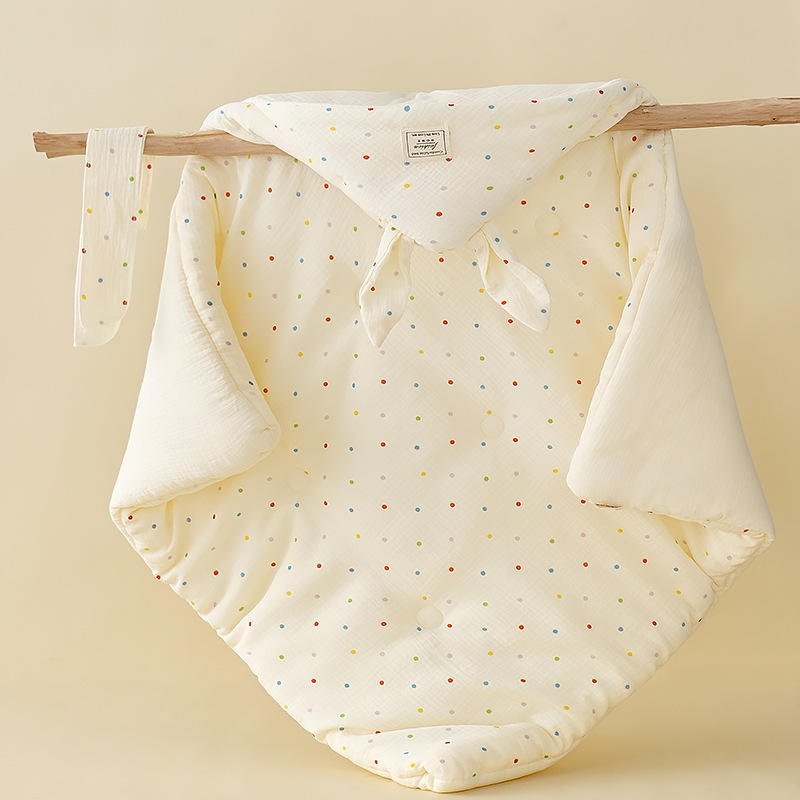polka dot swaddle
