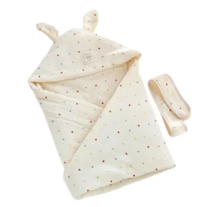 polka dot swaddle