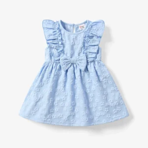 PatPat Dress patpat baby dress blue bowknot