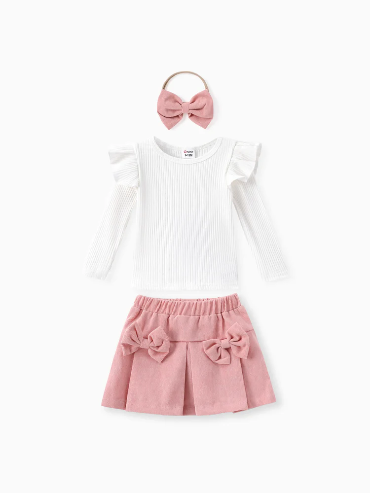 patpat baby dress pink ruffle set patpat baby dress pink ruffle set