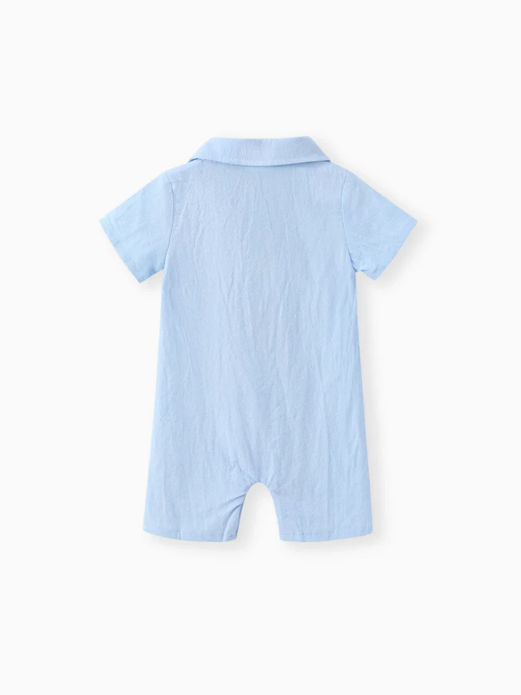 patpat baby romper blue polo patpat baby romper blue polo