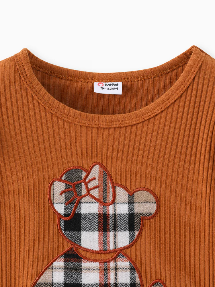 patpat baby romper brown bear set patpat baby romper brown bear set