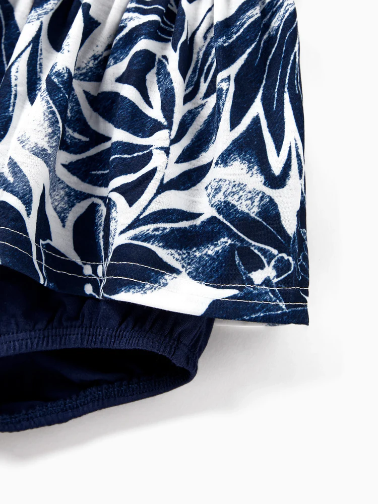 patpat baby romper deep blue flora patpat baby romper deep blue flora