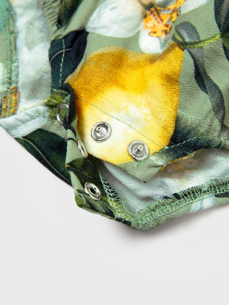 patpat baby romper green lemon patpat baby romper green lemon
