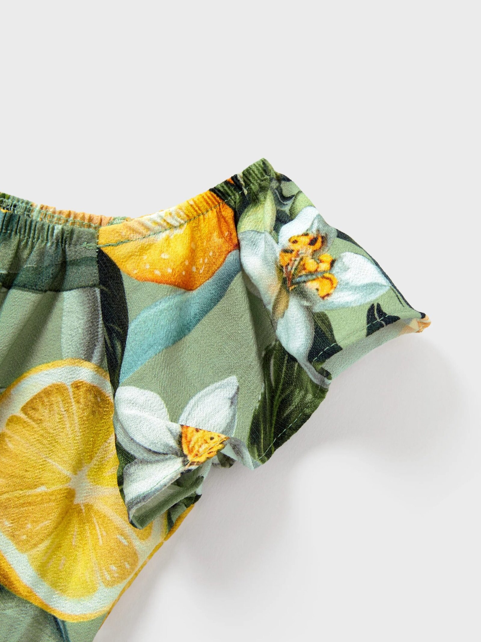patpat baby romper green lemon patpat baby romper green lemon