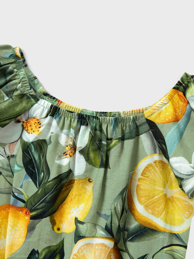 patpat baby romper green lemon patpat baby romper green lemon