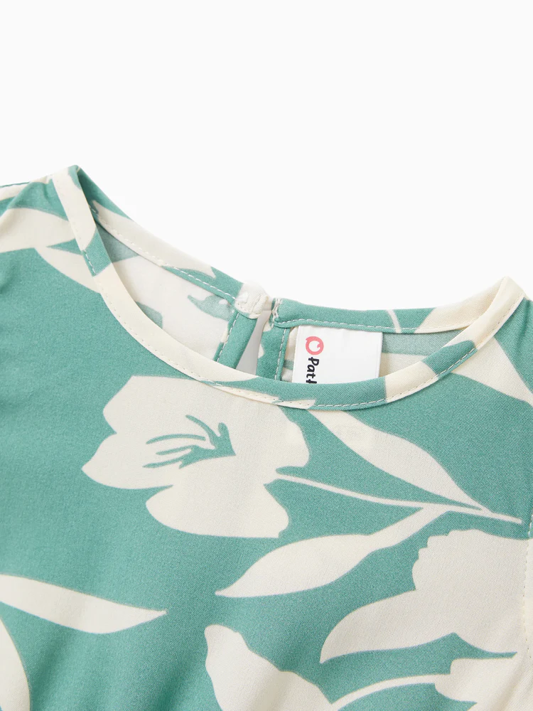 patpat baby romper leaf green patpat baby romper leaf green
