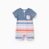 patpat baby romper multi stripes