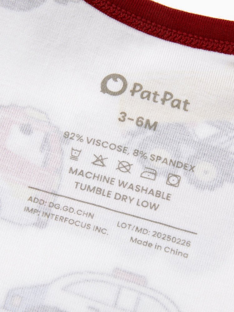 patpat baby romper red truck set patpat baby romper red truck set