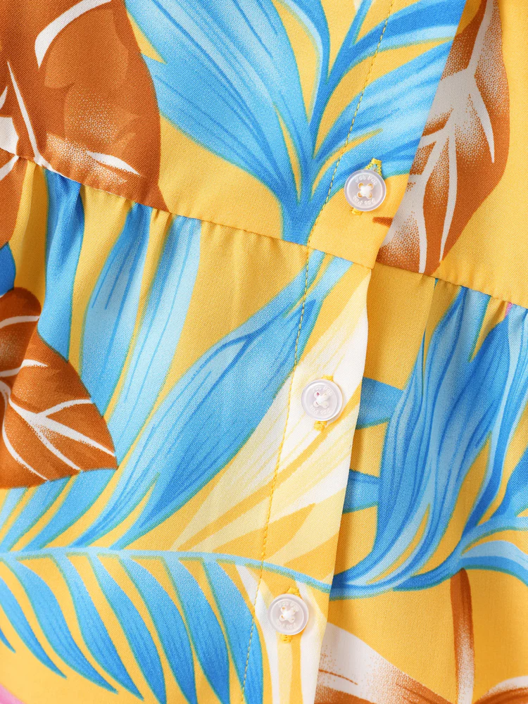patpat baby romper yellow tropic patpat baby romper yellow tropic