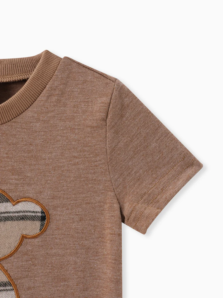 patpat baby short brown bear set patpat baby short brown bear set