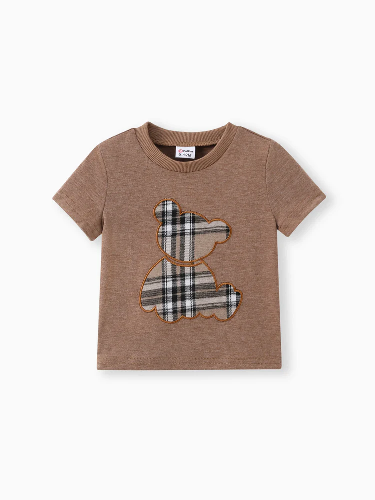 patpat baby short brown bear set patpat baby short brown bear set