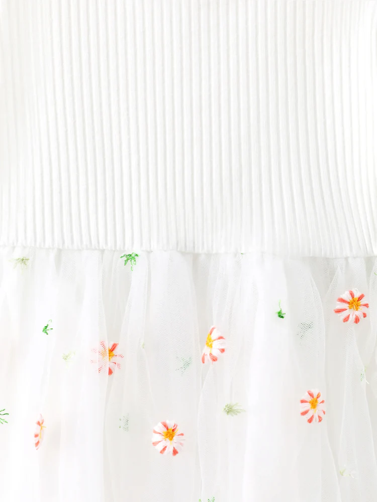 patpat baby white ribbed dress patpat baby white ribbed dress