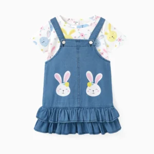 PatPat Dress patpat toddler dungaree denimblue