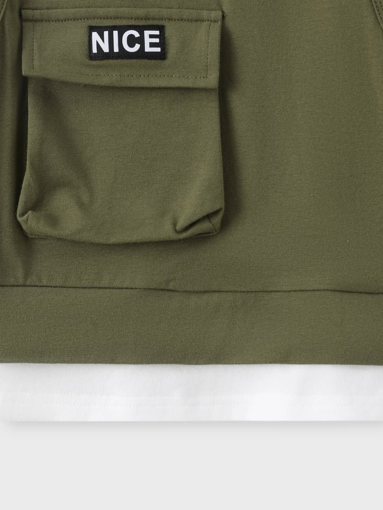 patpat toddler short cargo army green set patpat toddler short cargo army green set