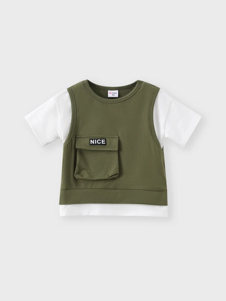 patpat toddler short cargo army green set patpat toddler short cargo army green set