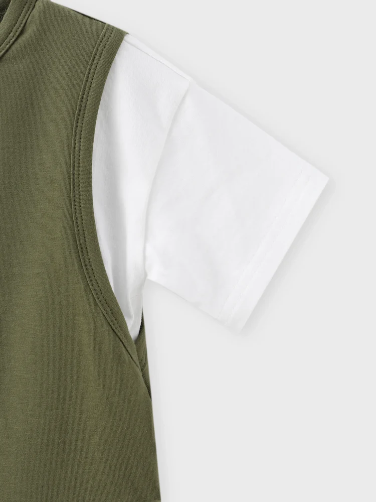 patpat toddler short cargo army green set patpat toddler short cargo army green set