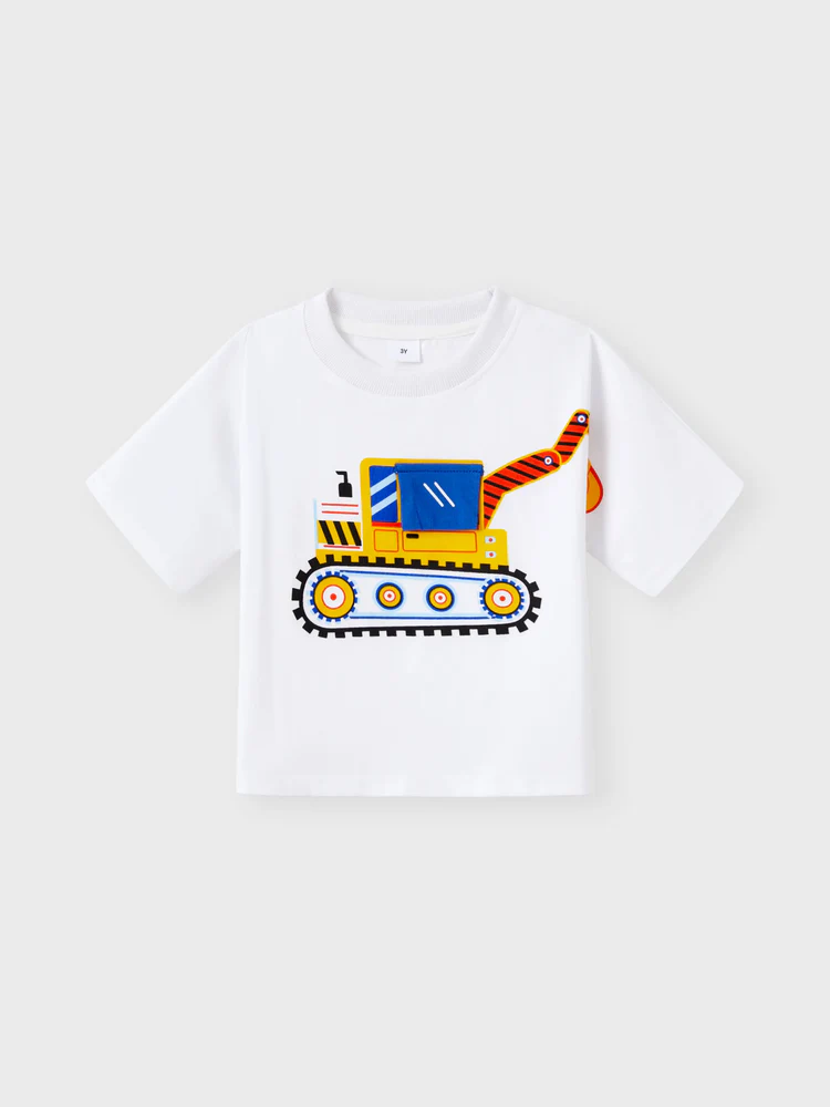patpat toddler short white crane set patpat toddler short white crane set