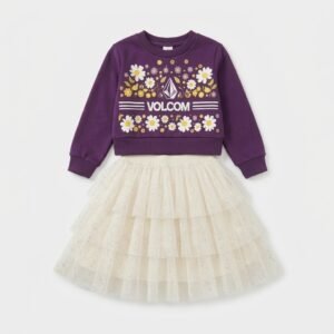 frock purple set